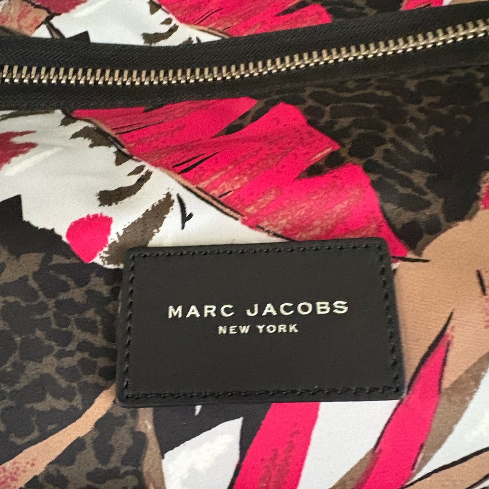 🖤🩷MARC JACOBS PALM PRINT NYLON BIKER BABY DIAPER BAG & CHANGING PAD!🖤🩷SALE SALE - Picture 8 of 11